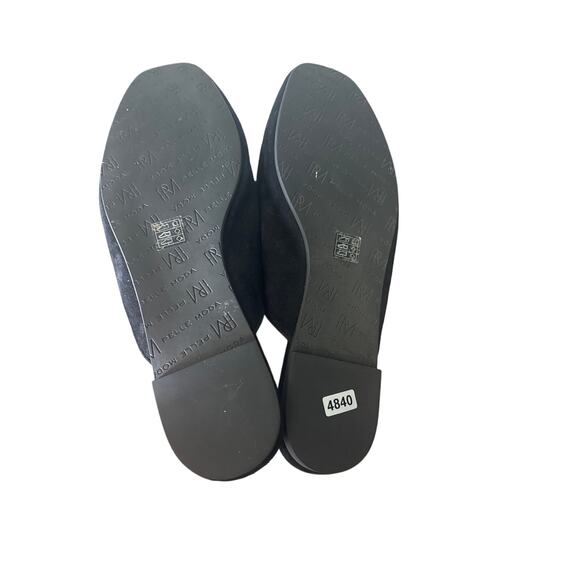 Pelle Moda Black Suede Slip On Mule Sz 7.5 - Picture 3 of 3